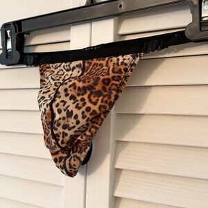 Gregg Homme Leopard Print Thong
